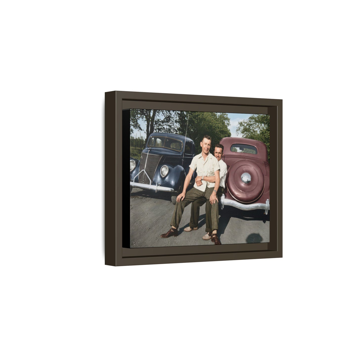 paire 145 | Framed Vintage Photo - Matte Canvas
