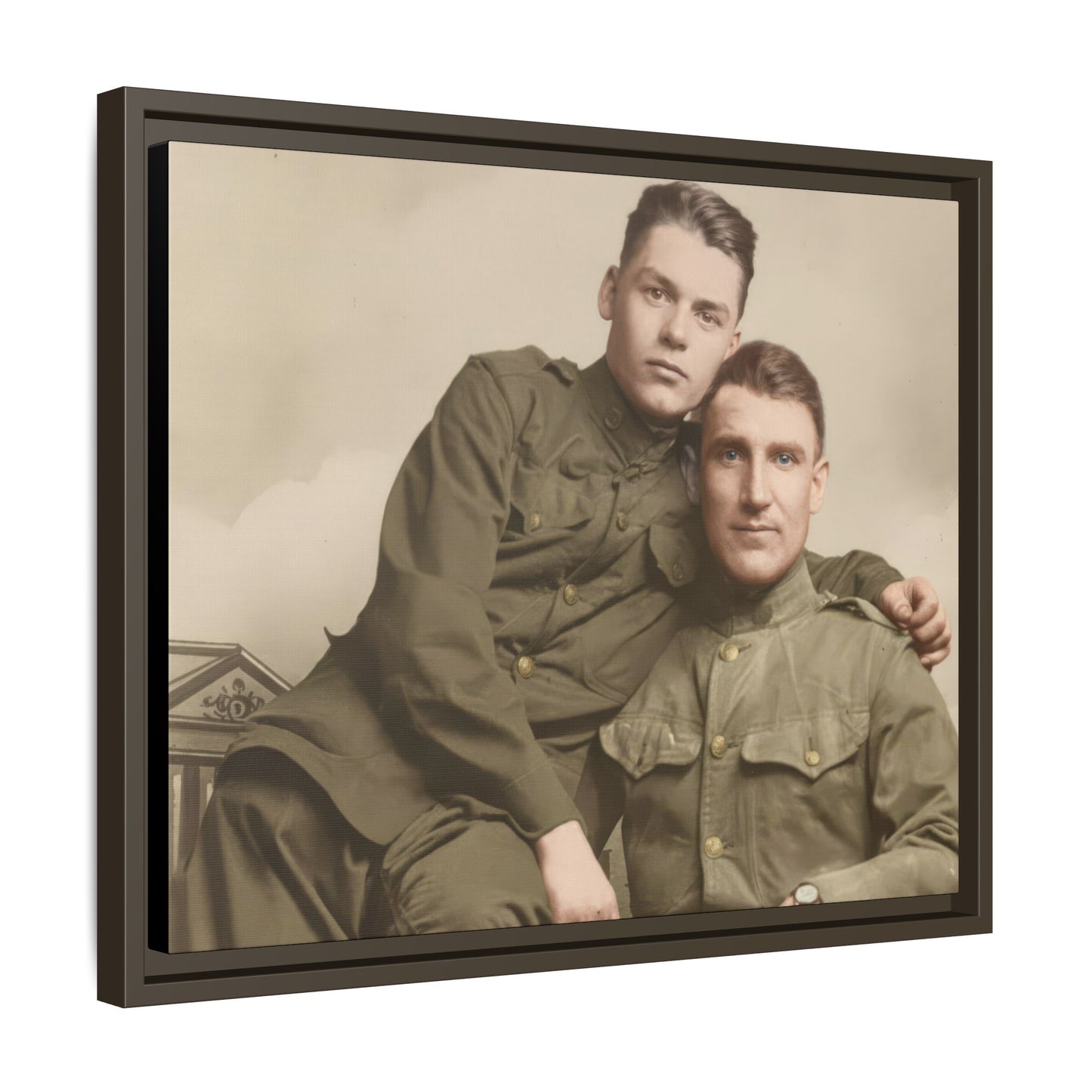 paire 026 | Framed Vintage Photo - Matte Canvas