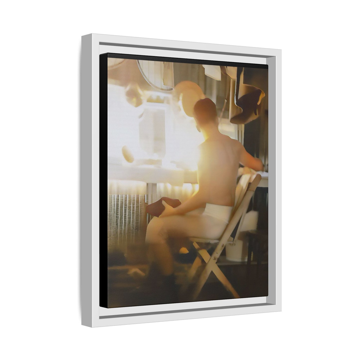 celibataire 022 | Vintage Framed Photo - Matte Canvas