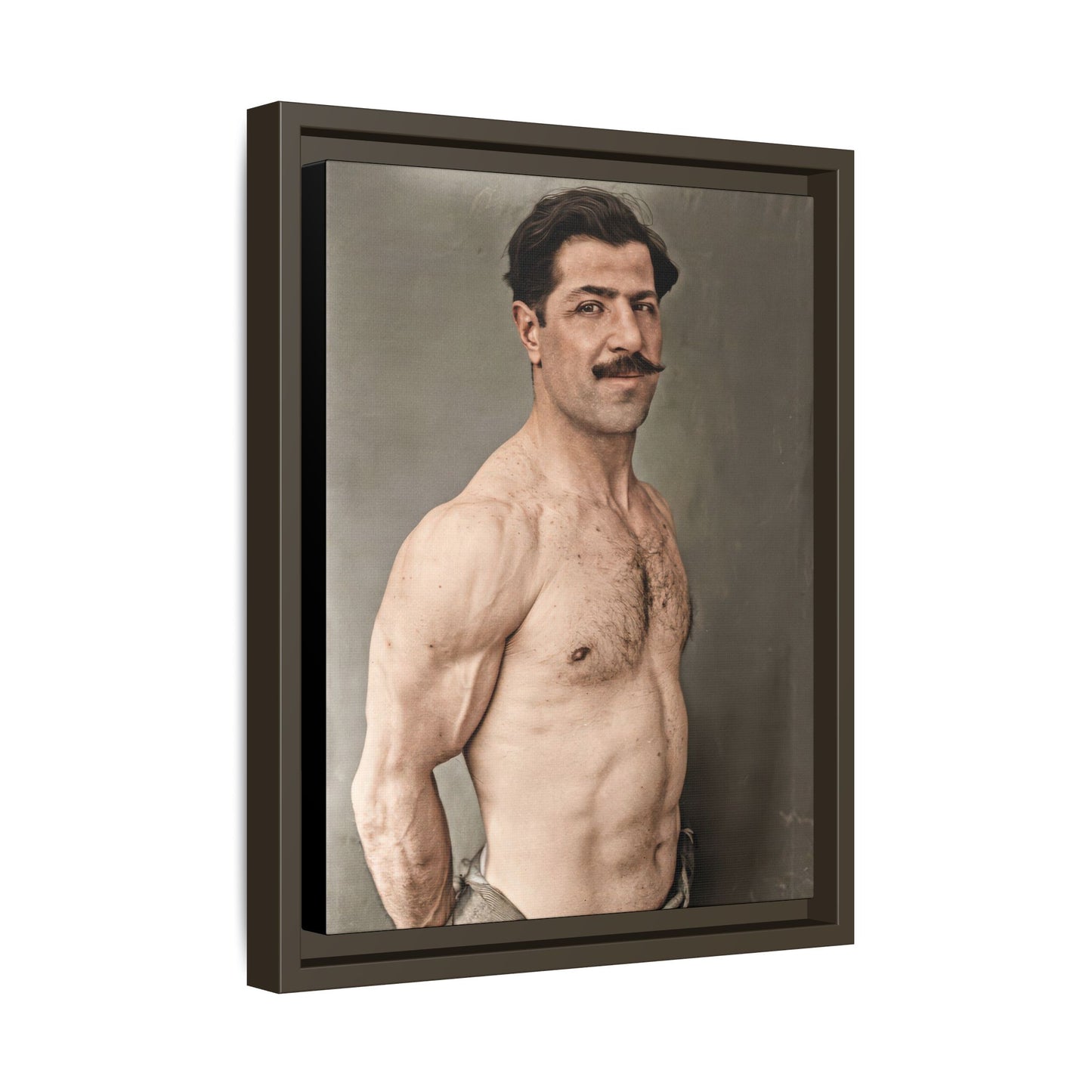 athlétisme 024 | Framed Vintage Photo - Matte Canvas