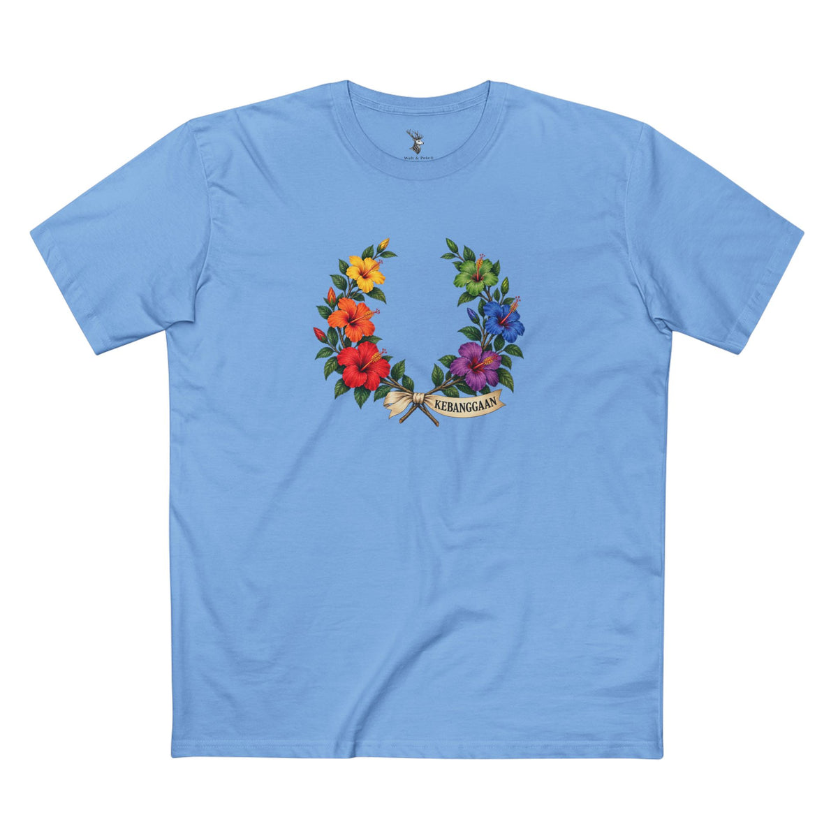 Malaysian Hibiscus Kebanggaan Pride  Laurel Wreath Tee — Shared Belonging