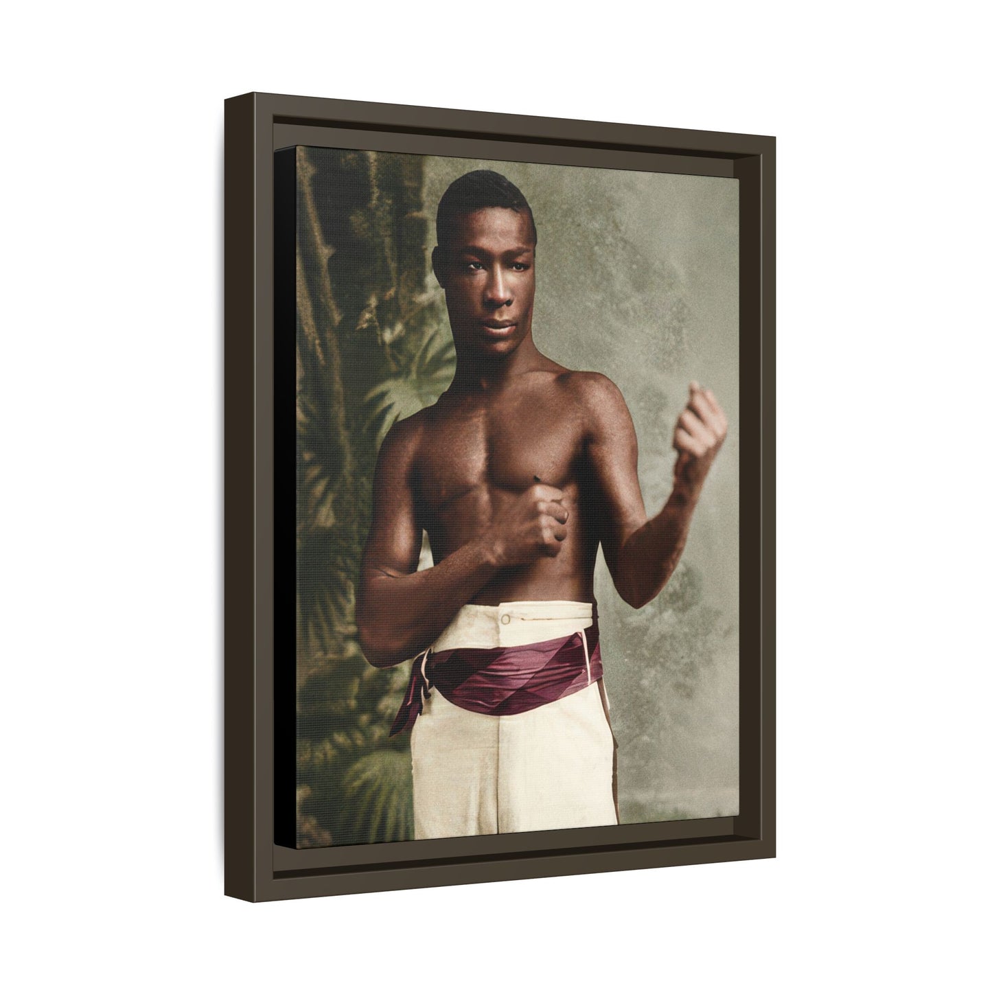 athlétisme 030 | Framed Vintage Photo - Matte Canvas