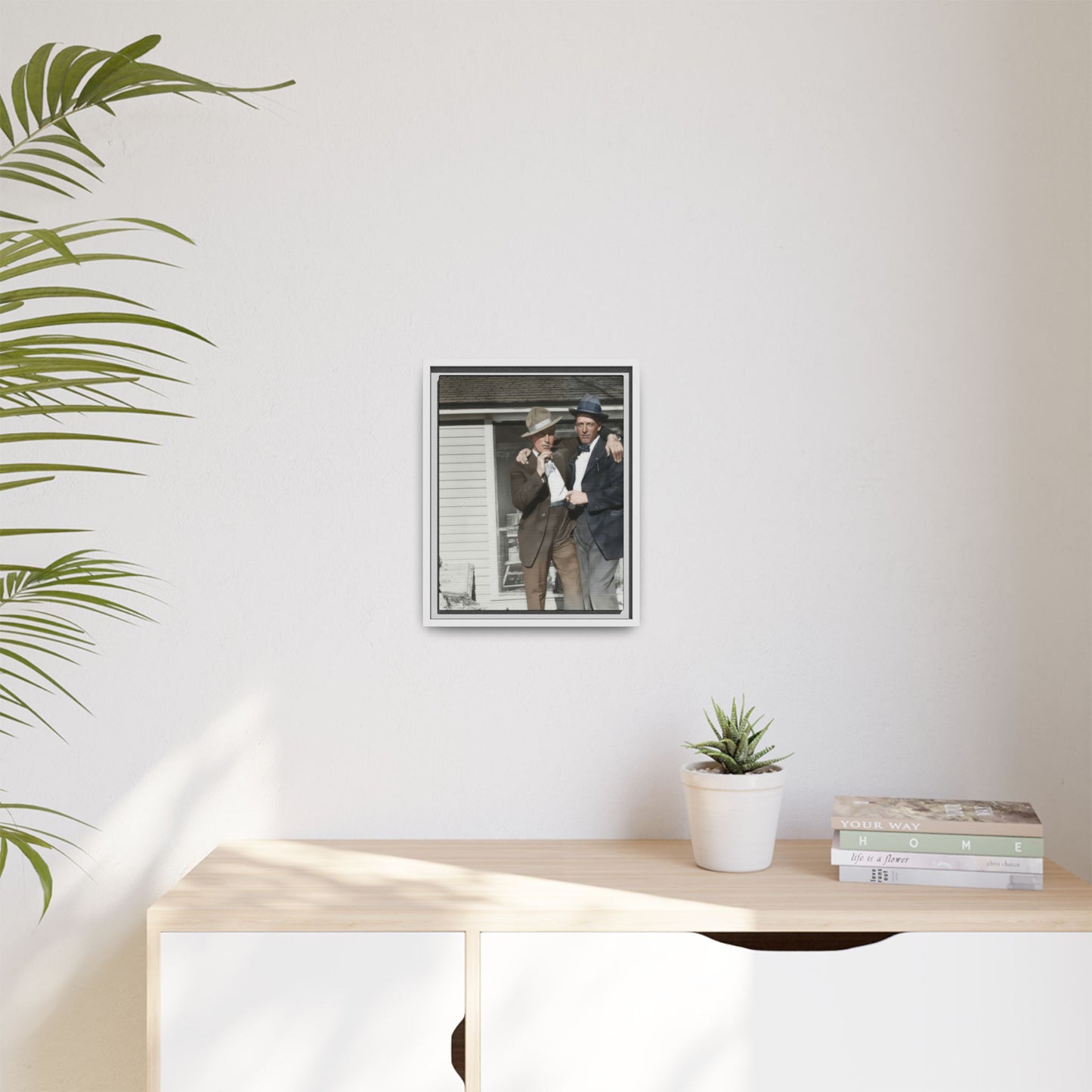 paire 041 | Framed Vintage Photo - Matte Canvas