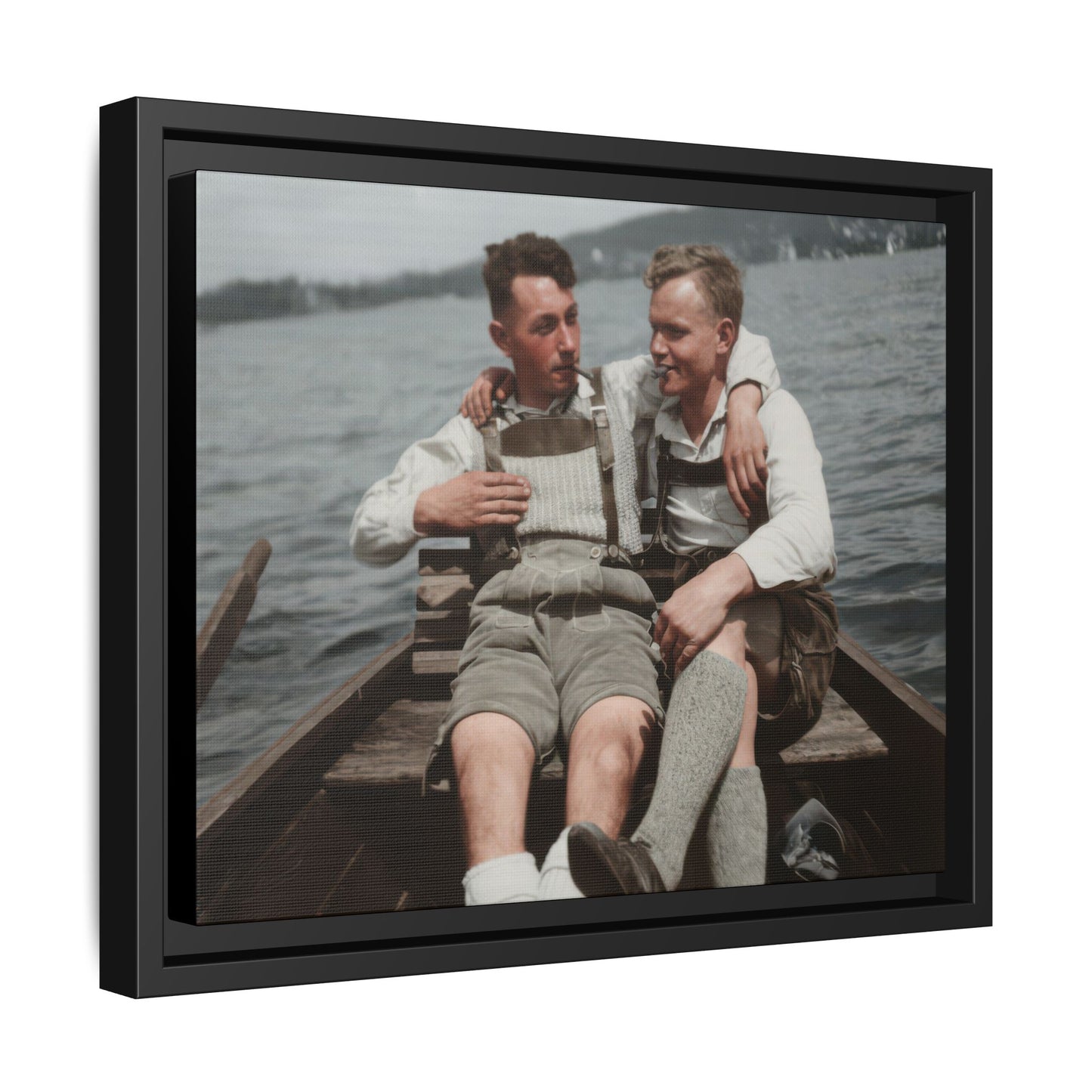 paire 116 | Framed Vintage Photo - Matte Canvas