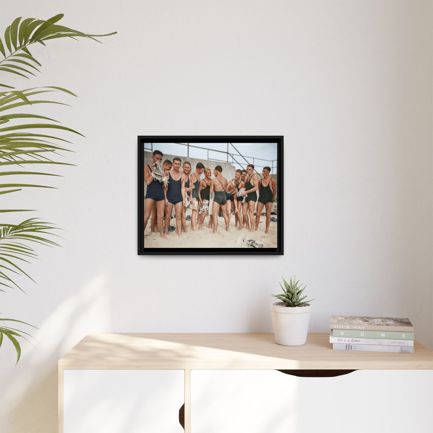 nager 007 | Framed Vintage Photo - Matte Canvas
