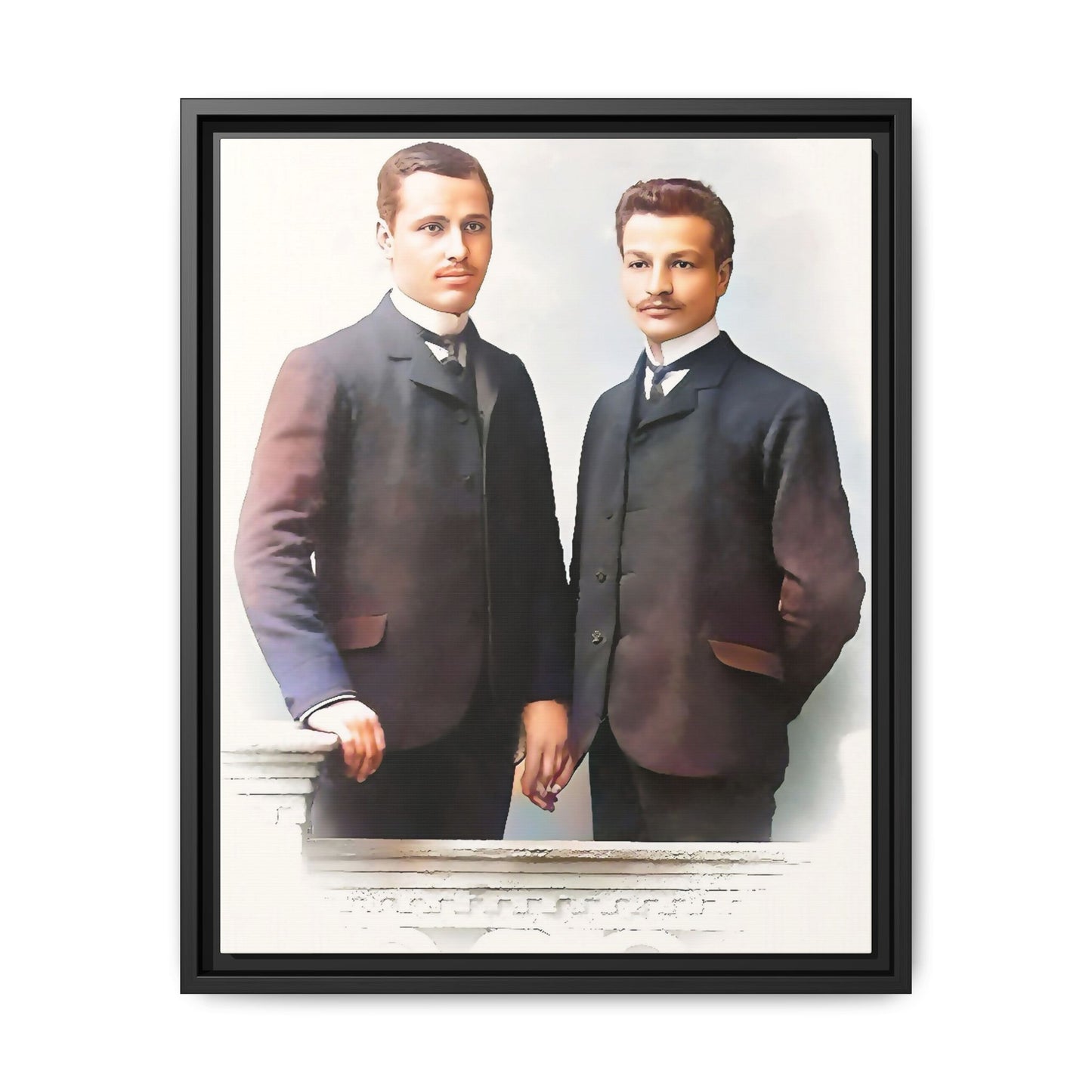 paire 012 | Framed Vintage Photo - Matte Canvas