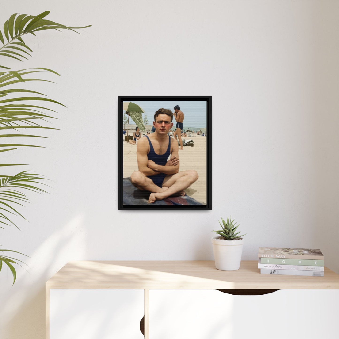 nager 047 | Framed Vintage Photo - Matte Canvas