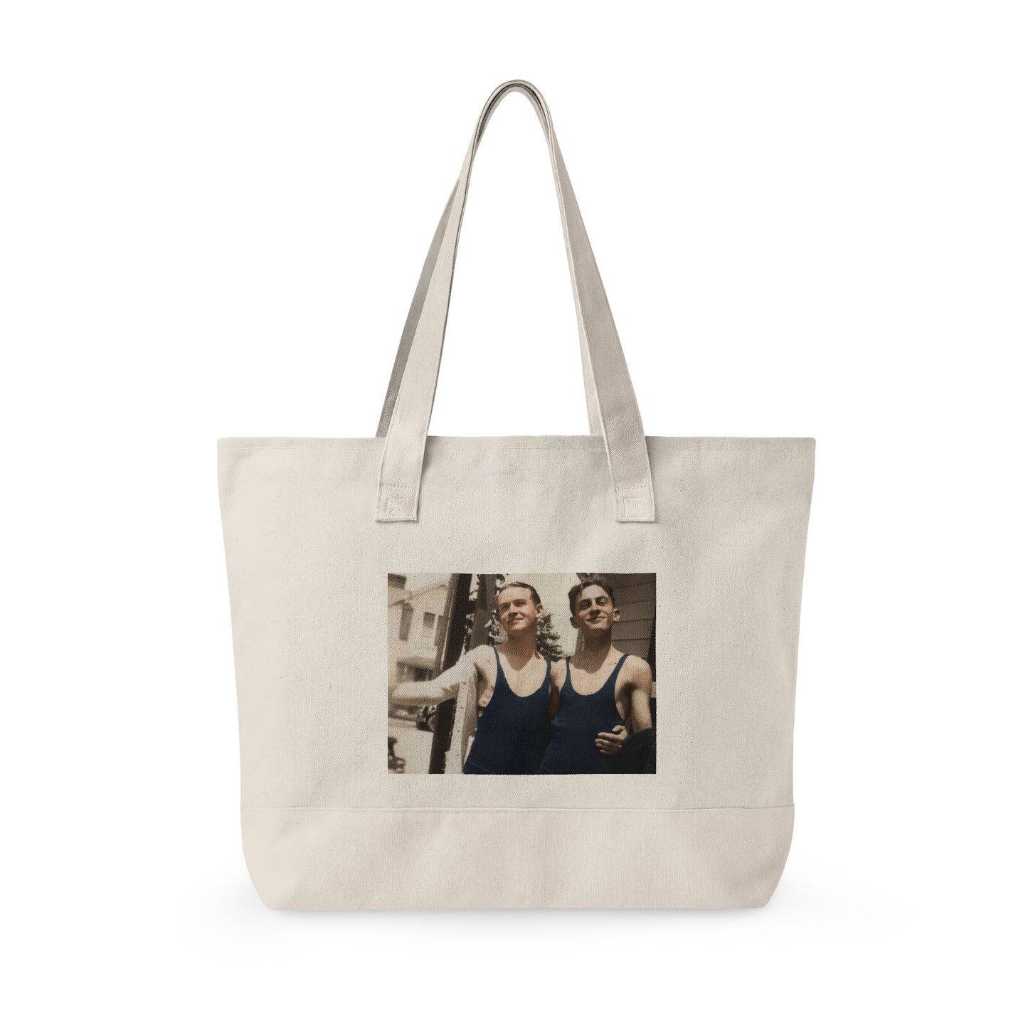 archival beach companionship tote bag 
