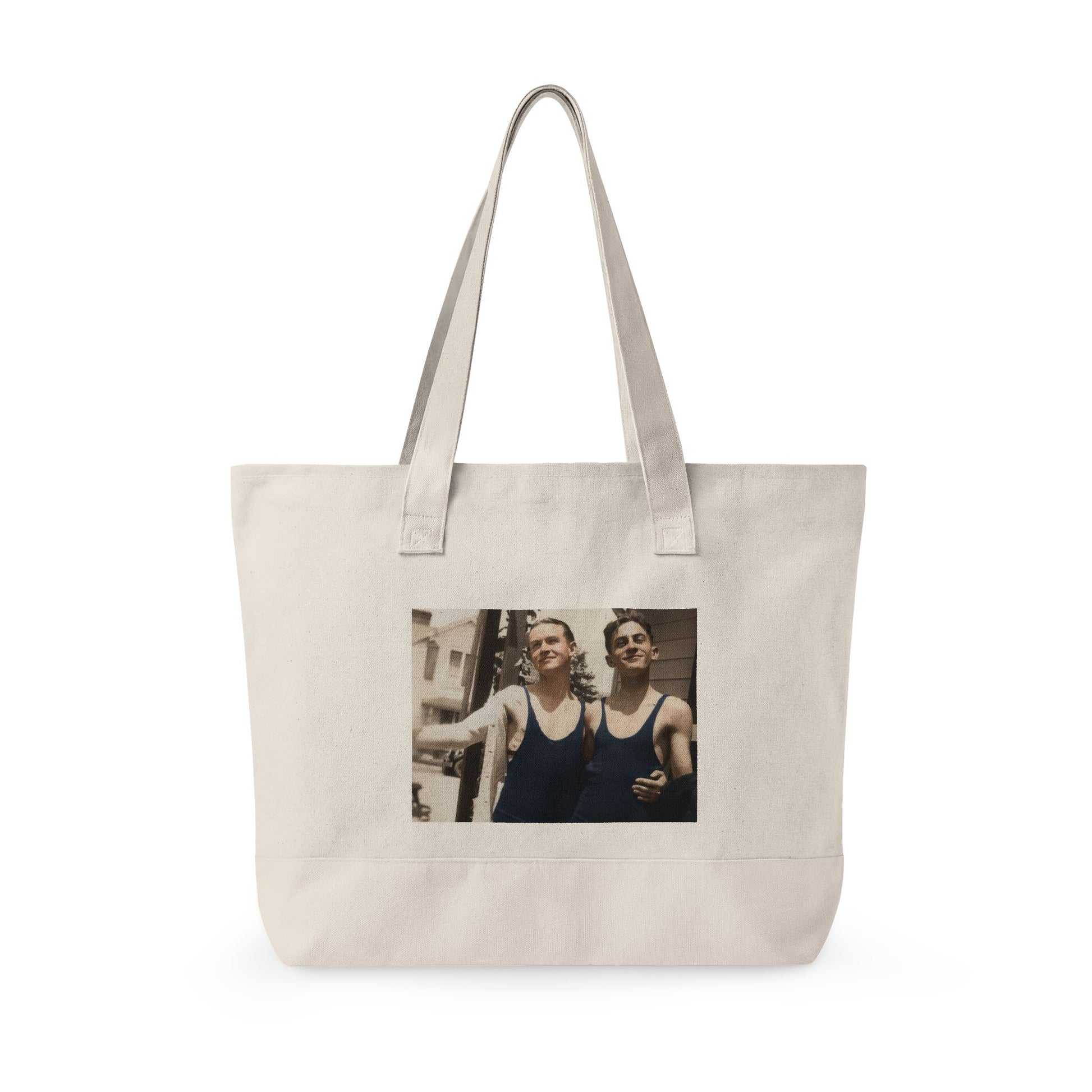 archival beach companionship tote bag 