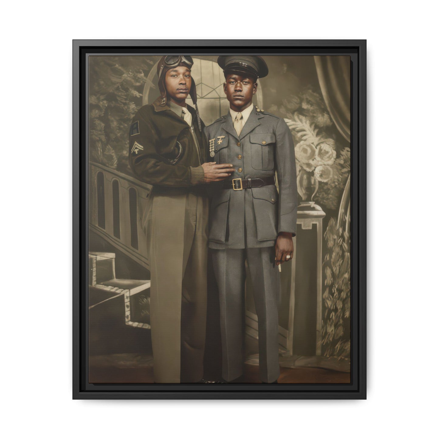 paire 120 | Framed Vintage Photo - Matte Canvas