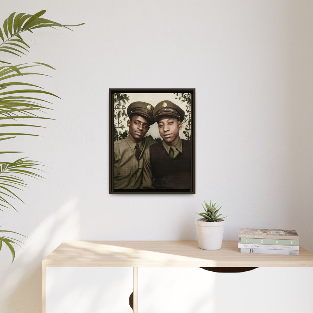 paire 152 | Framed Vintage Photo - Matte Canvas
