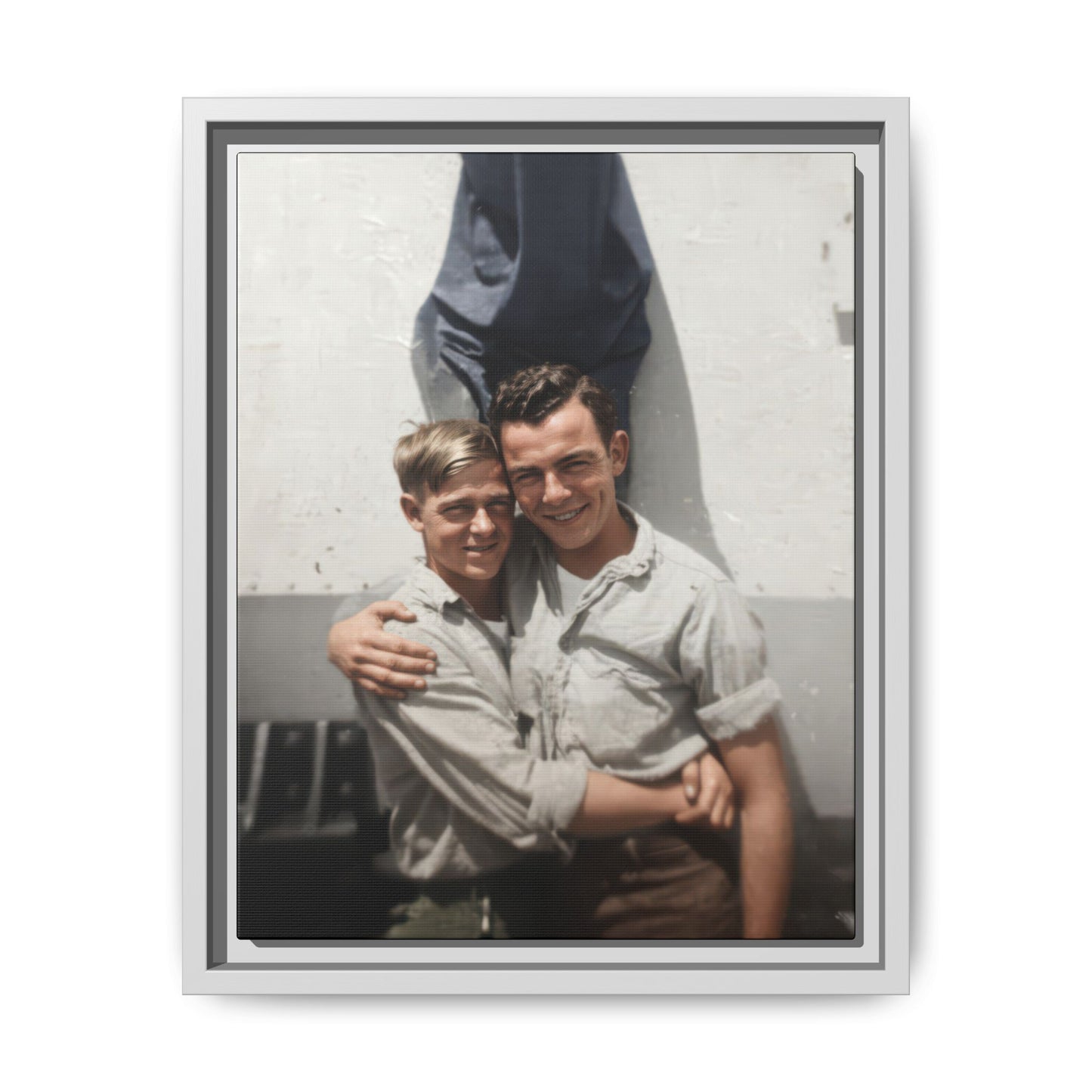 paire 136 | Framed Vintage Photo - Matte Canvas