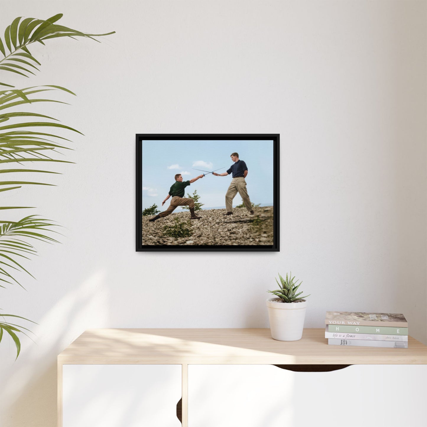 athlétisme 029 | Framed Vintage Photo - Matte Canvas