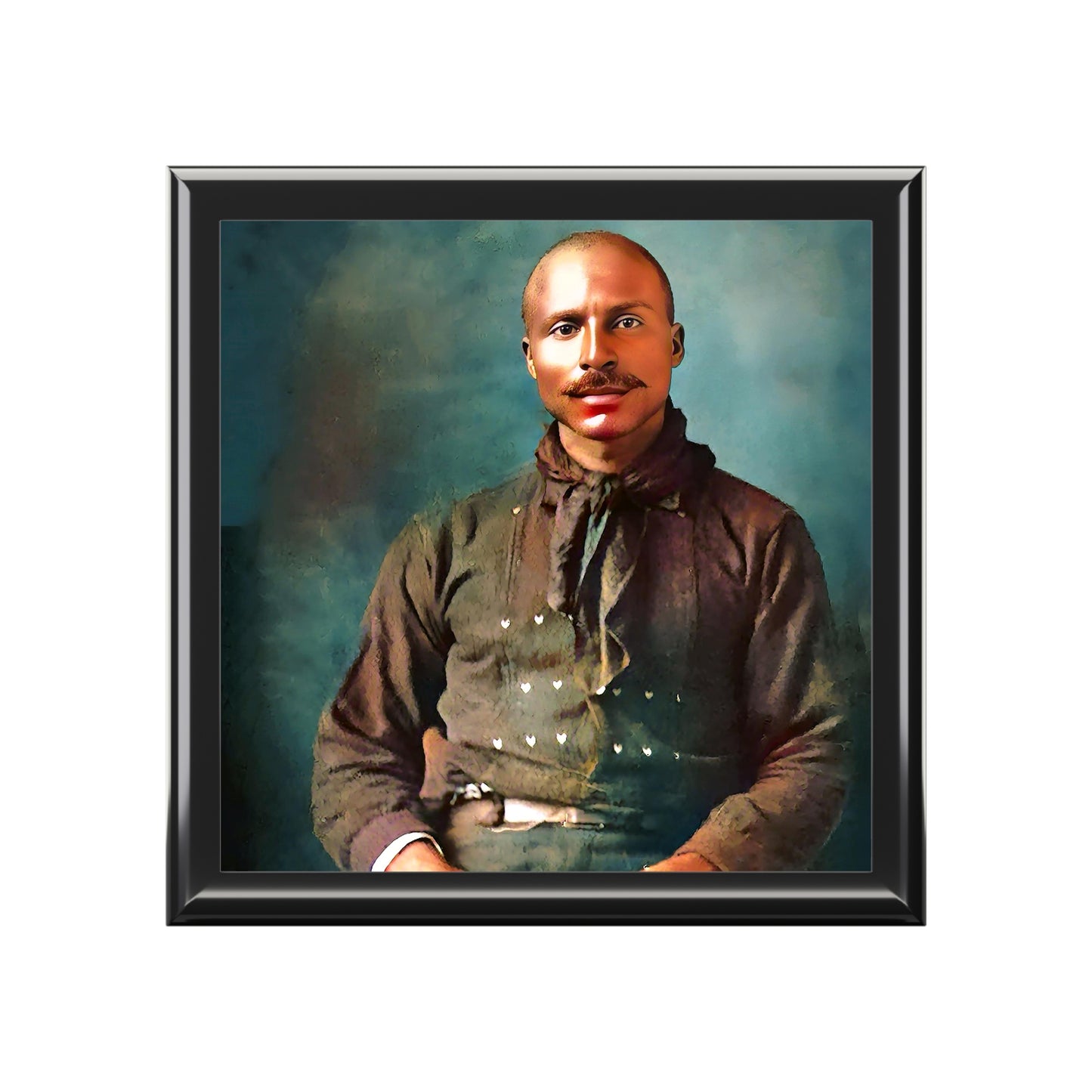 celibataire 017 | Keepsake Box Latino Latina Male Vintage Hearts Old Photo Mustache Gangster Gay