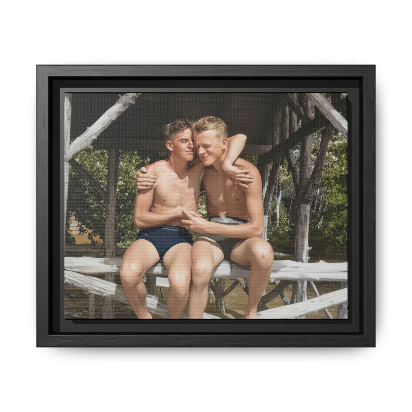 nager 011 | Framed Vintage Photo - Matte Canvas