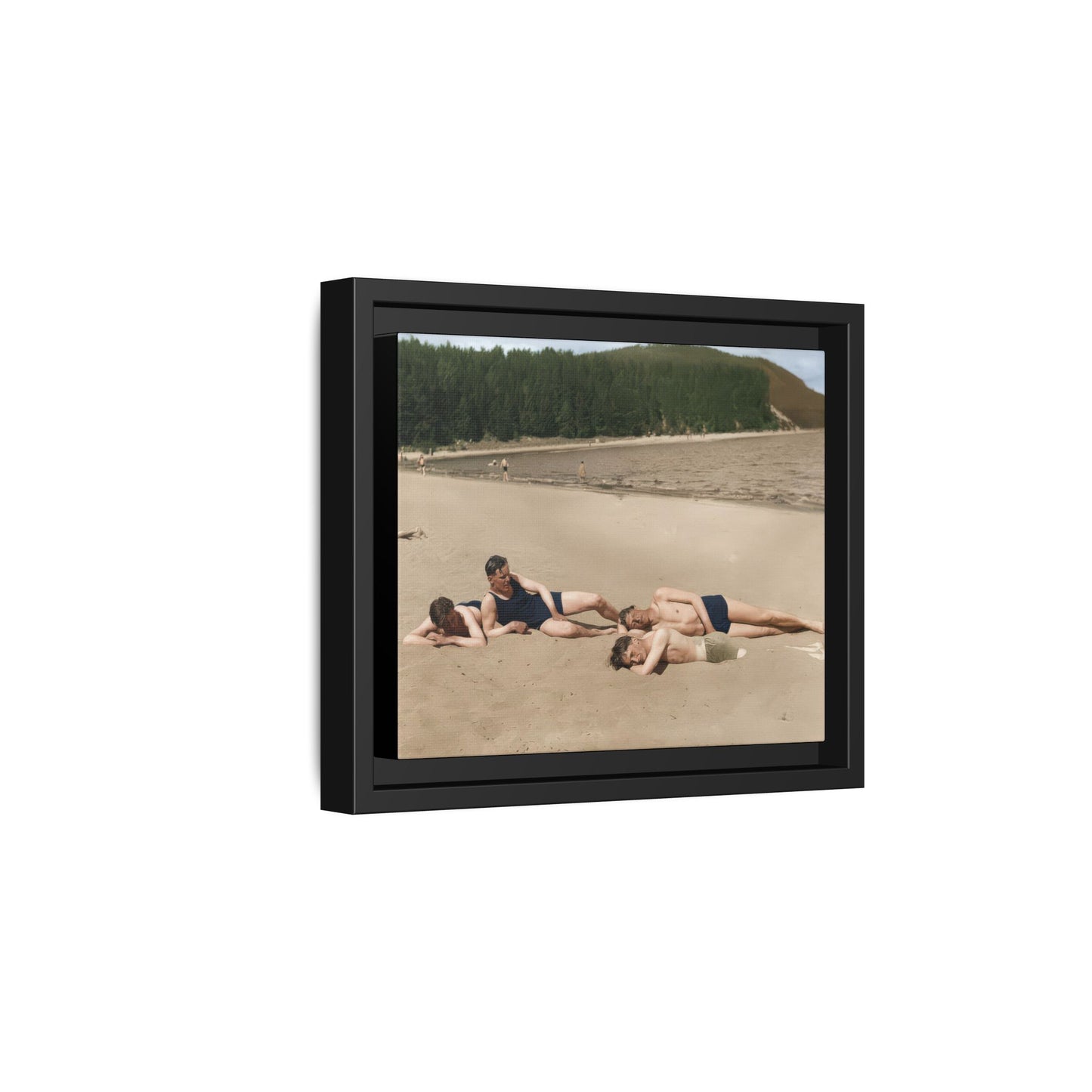 nager 026 | Framed Vintage Photo - Matte Canvas