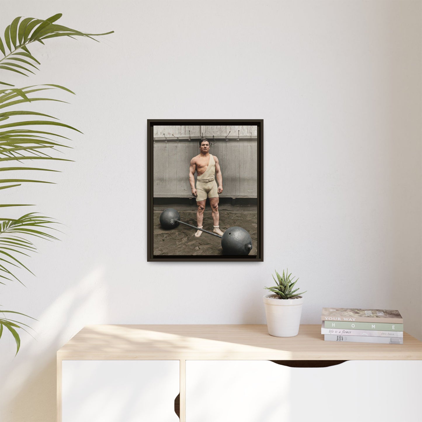 athlétisme 050 | Framed Vintage Photo - Matte Canvas