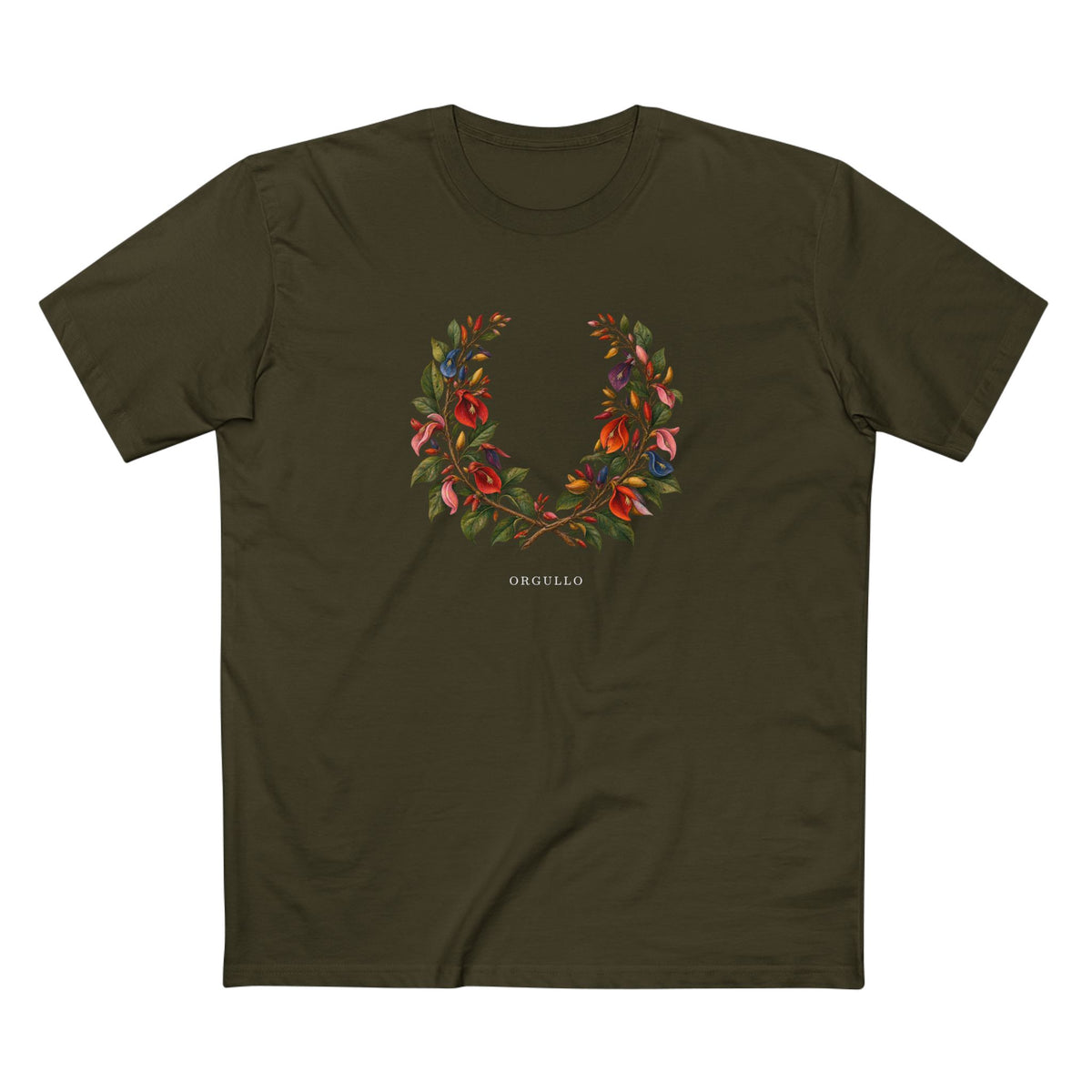 Orgullo Ceibo Pride T-Shirt | Argentine Botanical LGBTQ+ Tee
