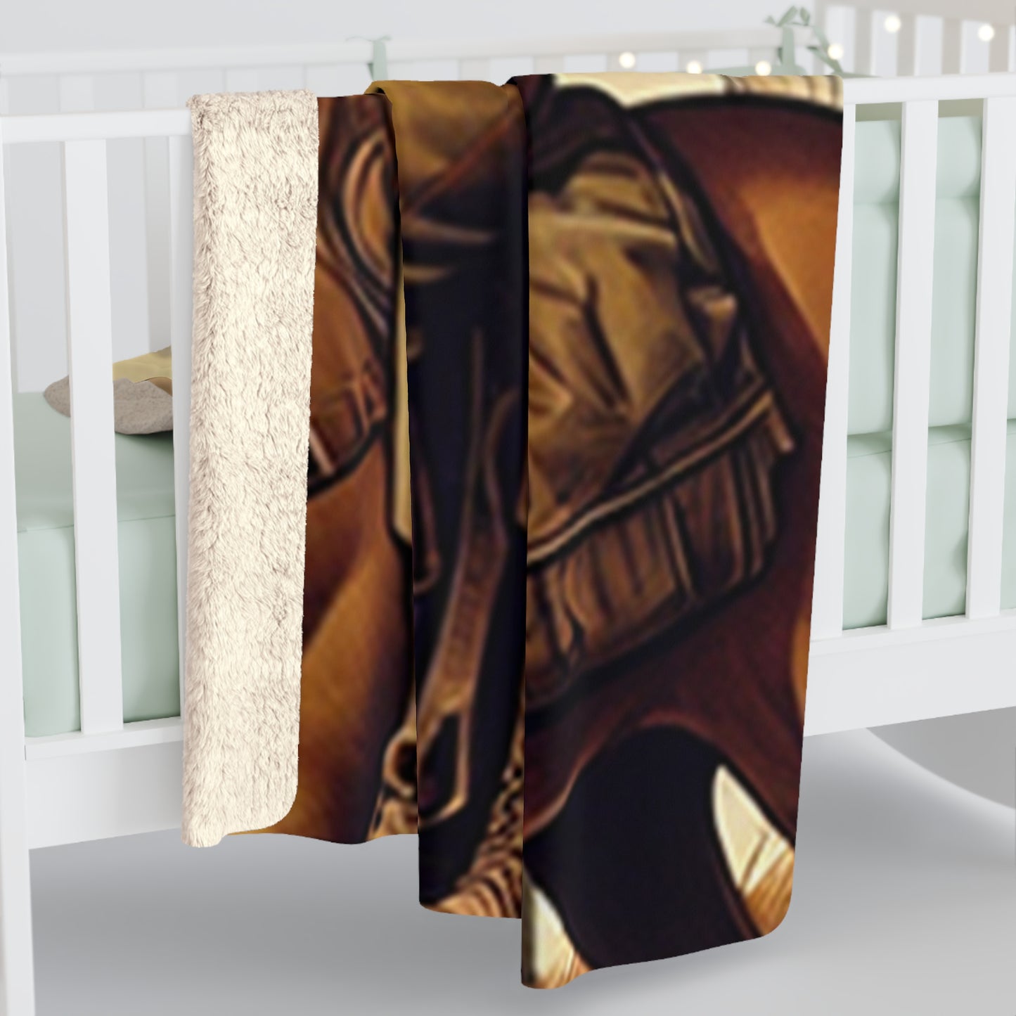 Heirloom Sherpa Blanket – Missing Grant 017 Figure Premium fleece throw · 50x60, 60x80