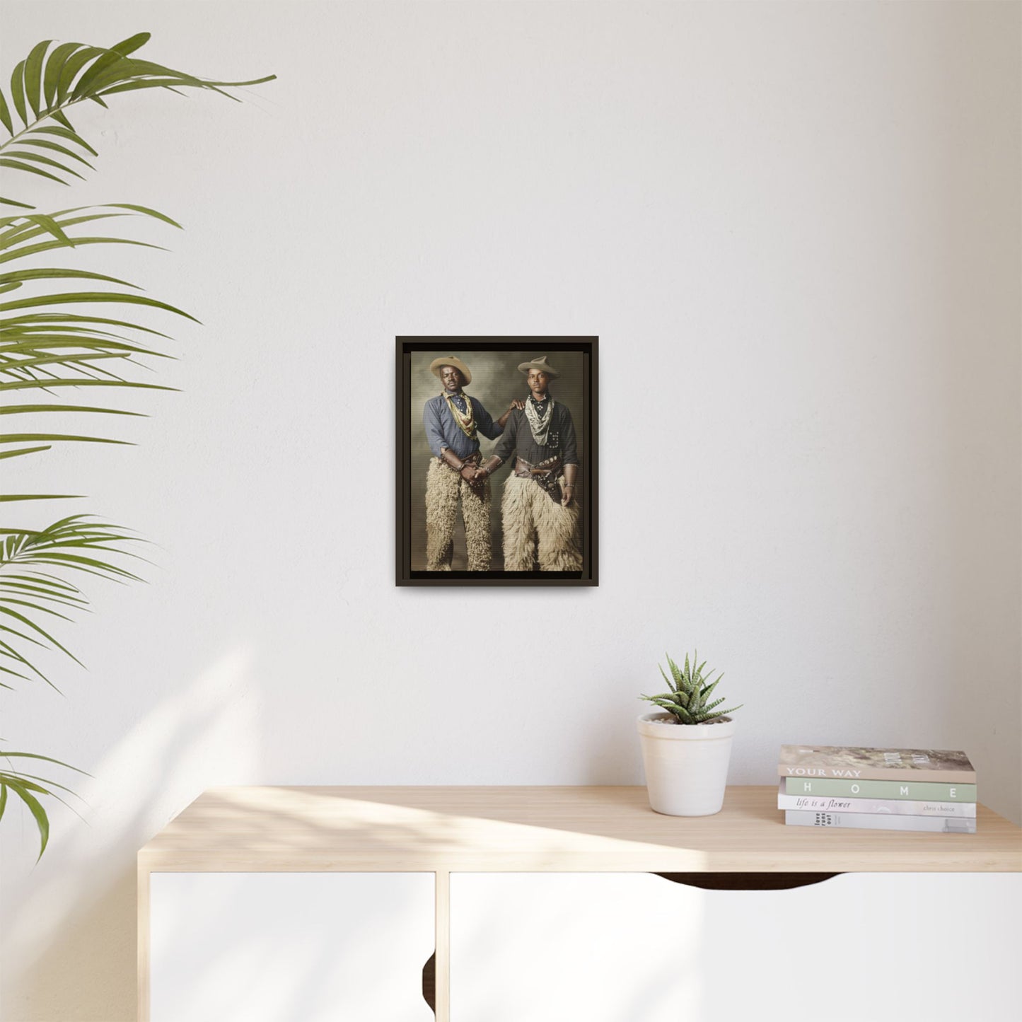 paire 028 | Framed Vintage Photo - Matte Canvas