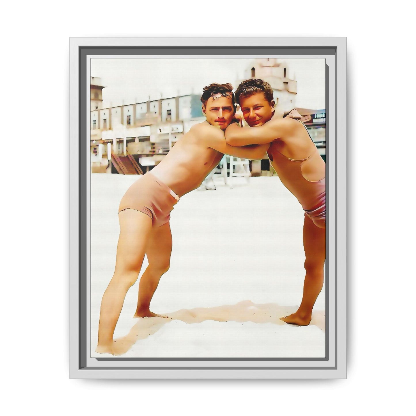 nager 014 | Framed Vintage Photo - Matte Canvas