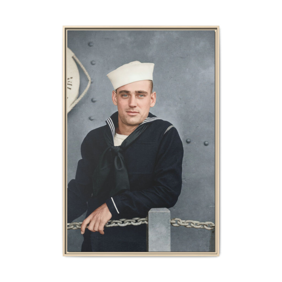 celibataire 023 | Framed Vintage Photo - Matte Canvas