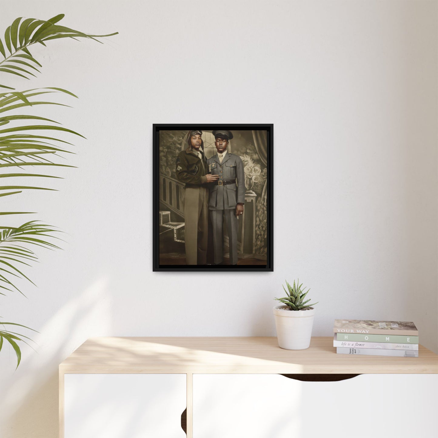 paire 120 | Framed Vintage Photo - Matte Canvas