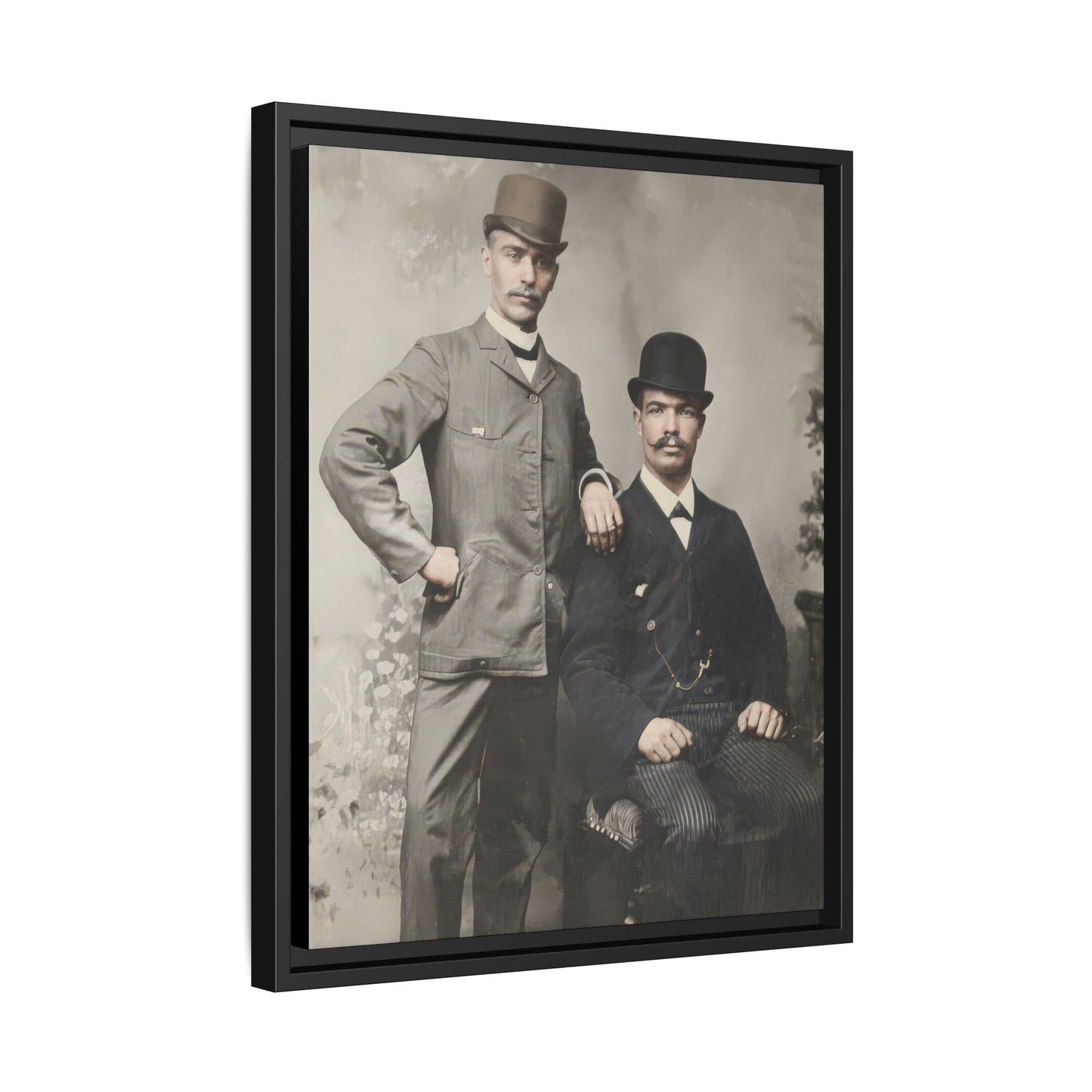 paire 068 | Framed Vintage Photo - Matte Canvas
