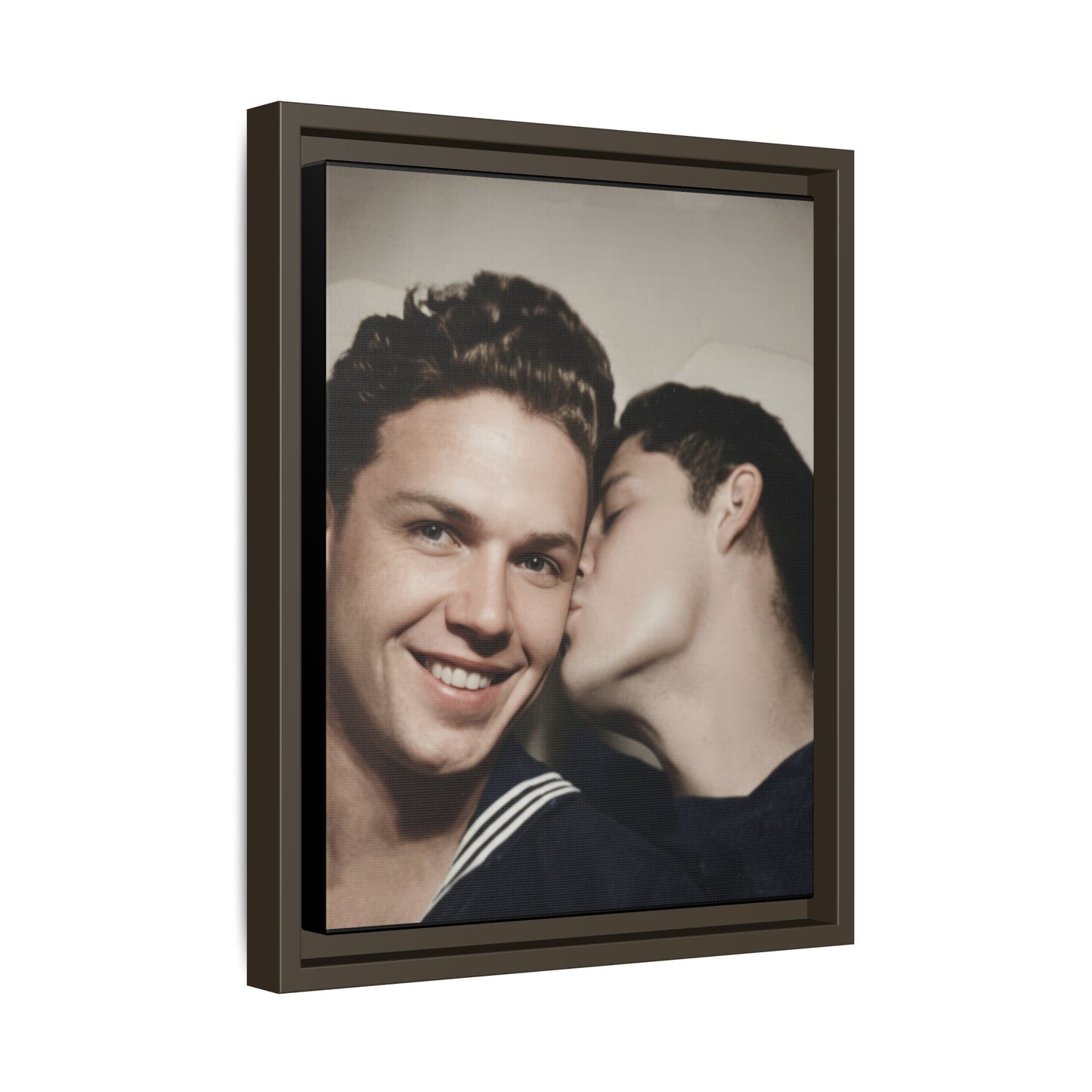 paire 035 | Framed Vintage Photo - Matte Canvas