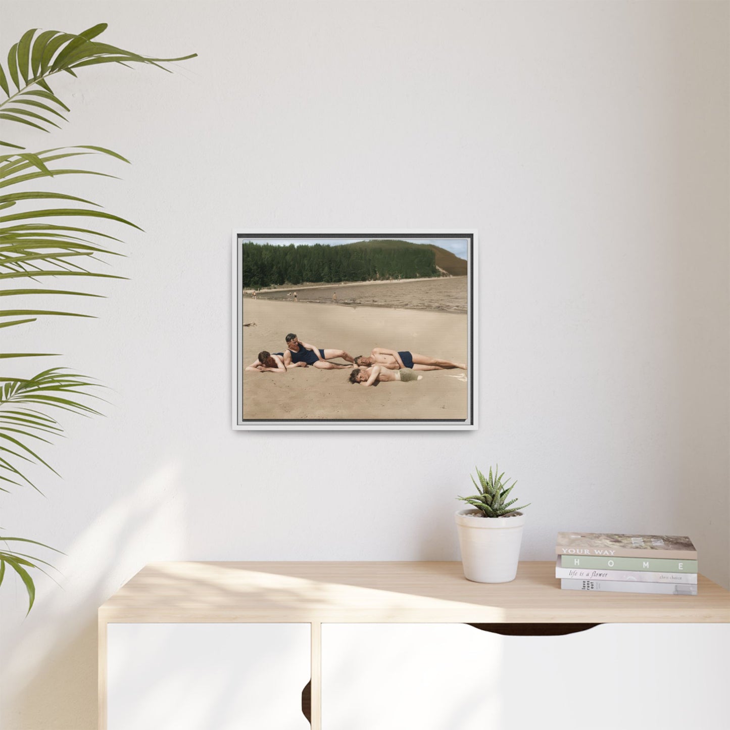 nager 026 | Framed Vintage Photo - Matte Canvas
