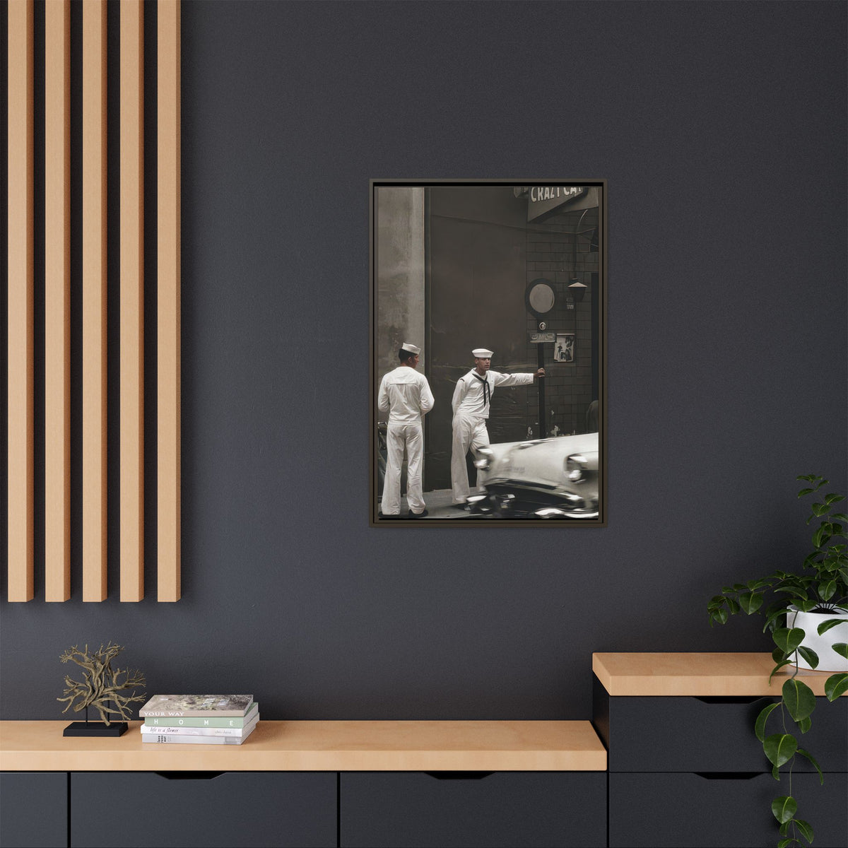 paire 151 | Framed Vintage Photo - Matte Canvas