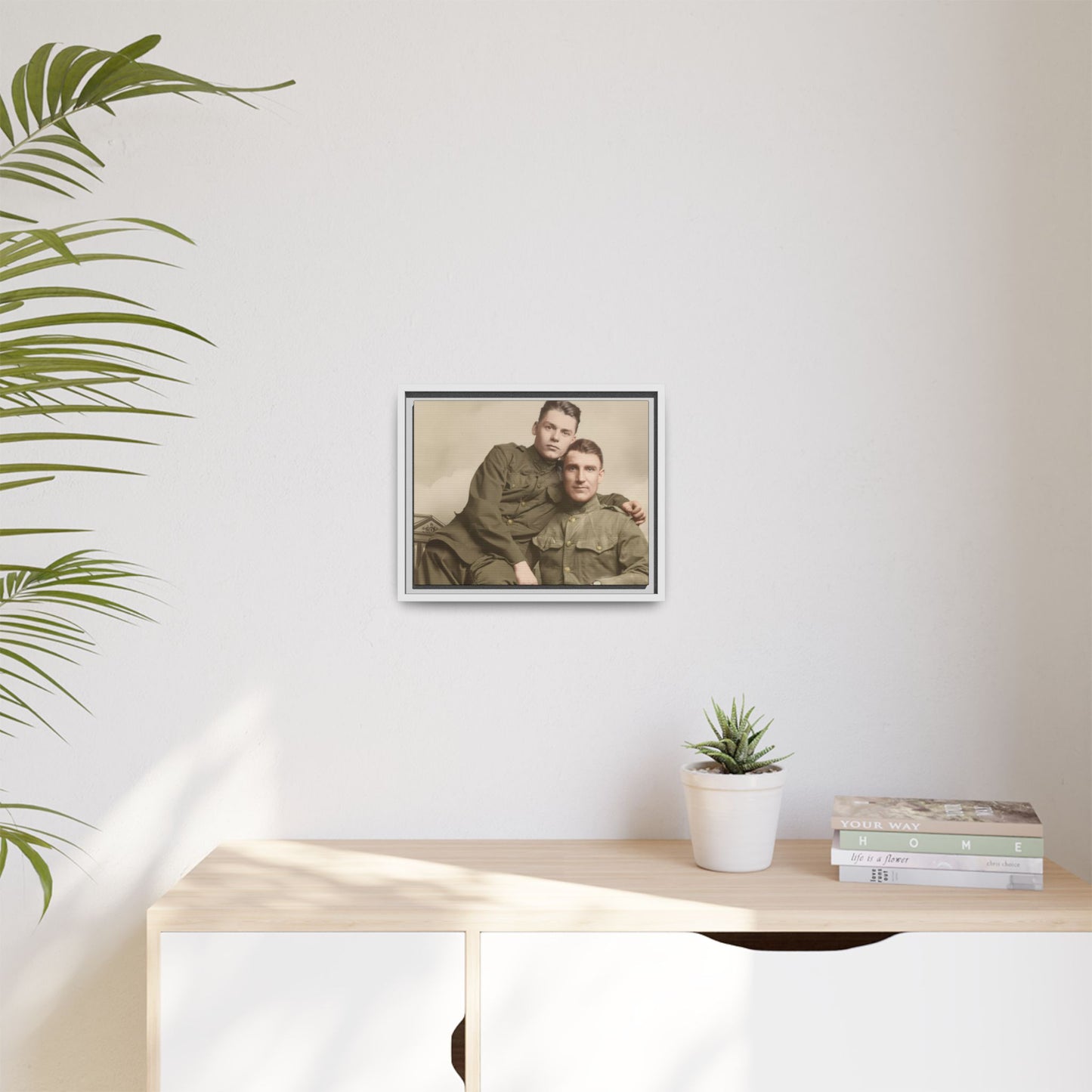 paire 026 | Framed Vintage Photo - Matte Canvas