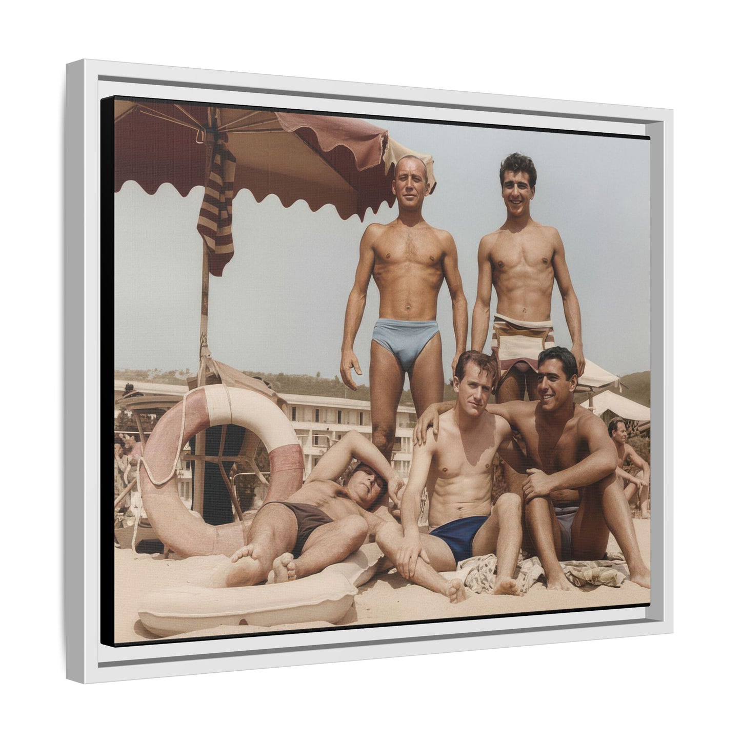 nager 033 | Framed Vintage Photo - Matte Canvas