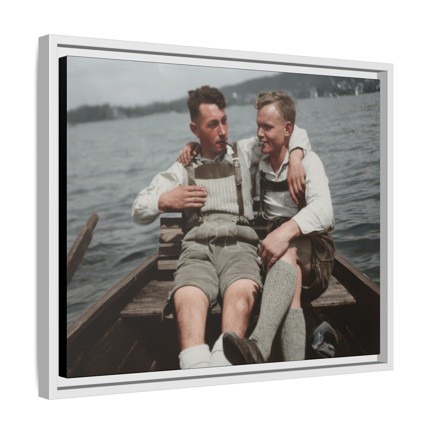 paire 116 | Framed Vintage Photo - Matte Canvas