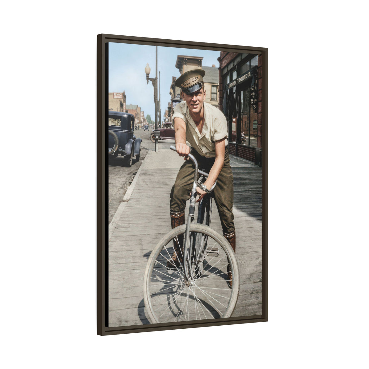 celibataire 007 | Framed Vintage Photo - Matte Canvas