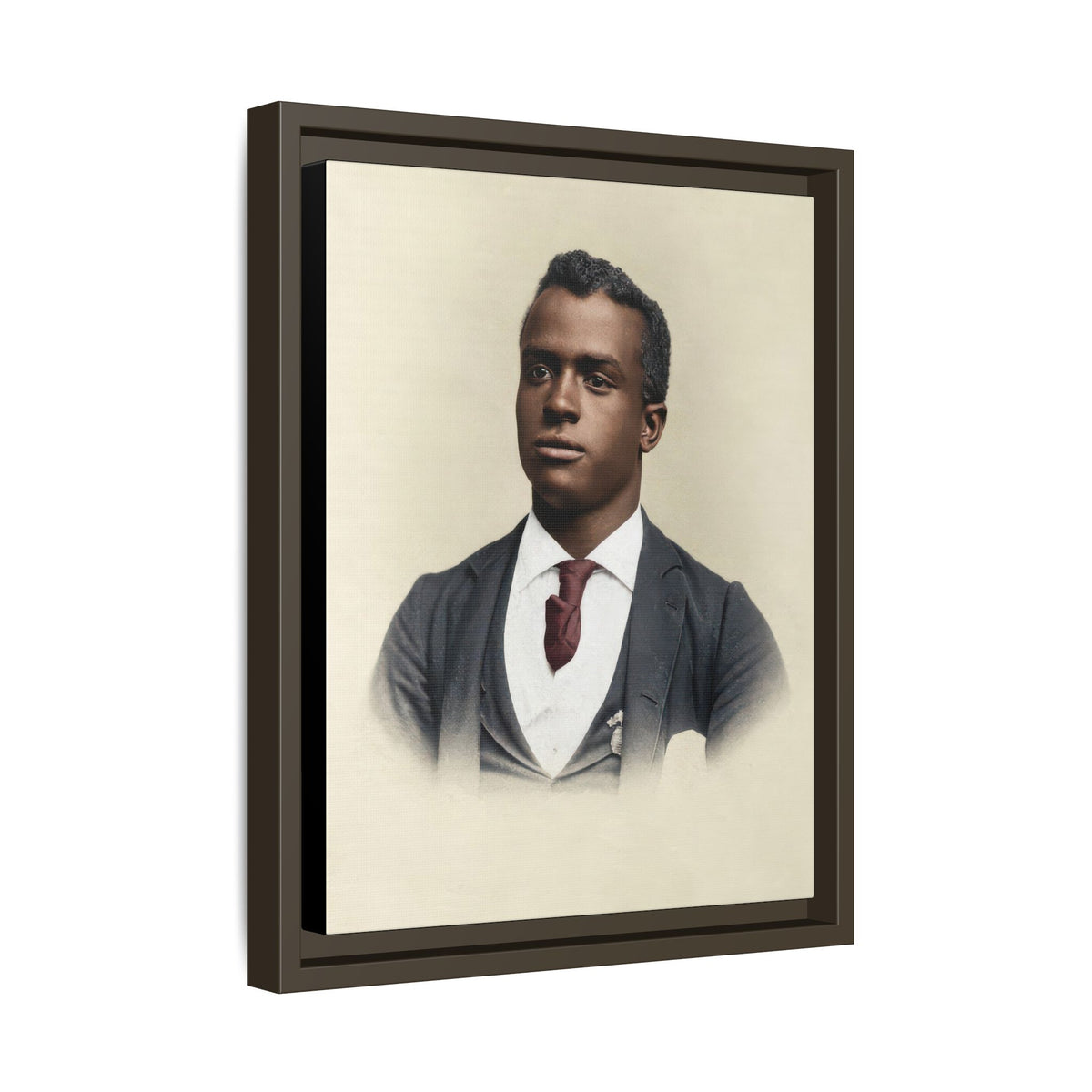 celibataire 027 | Framed Vintage Photo - Matte Canvas