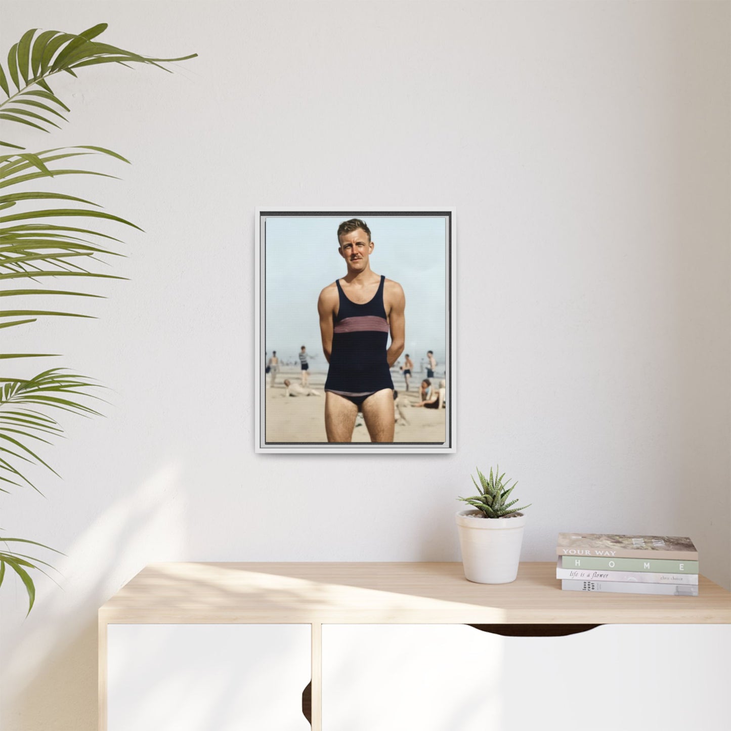 nager 023 | Framed Vintage Photo - Matte Canvas