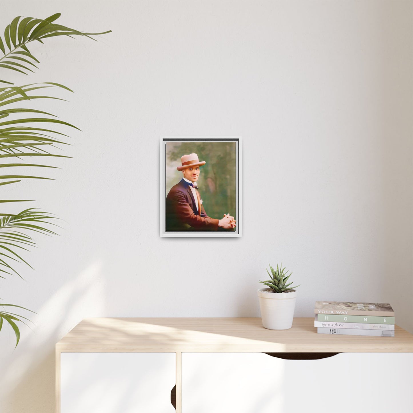 celibataire 004 | Framed Vintage Photo - Matte Canvas