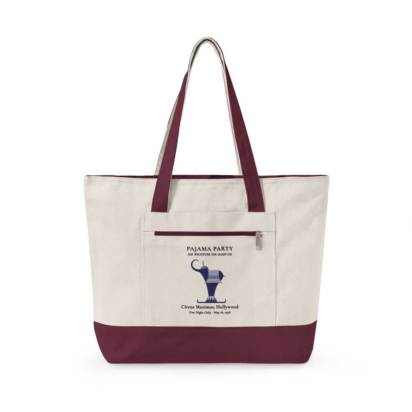 Circus Maximus: After Hours – Pajama Party (1978) | Zippered Canvas Tote