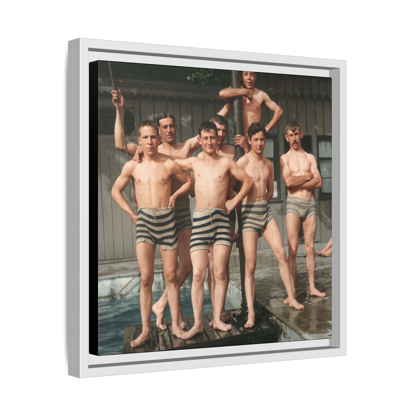 nager 010 | Framed Vintage Photo - Matte Canvas
