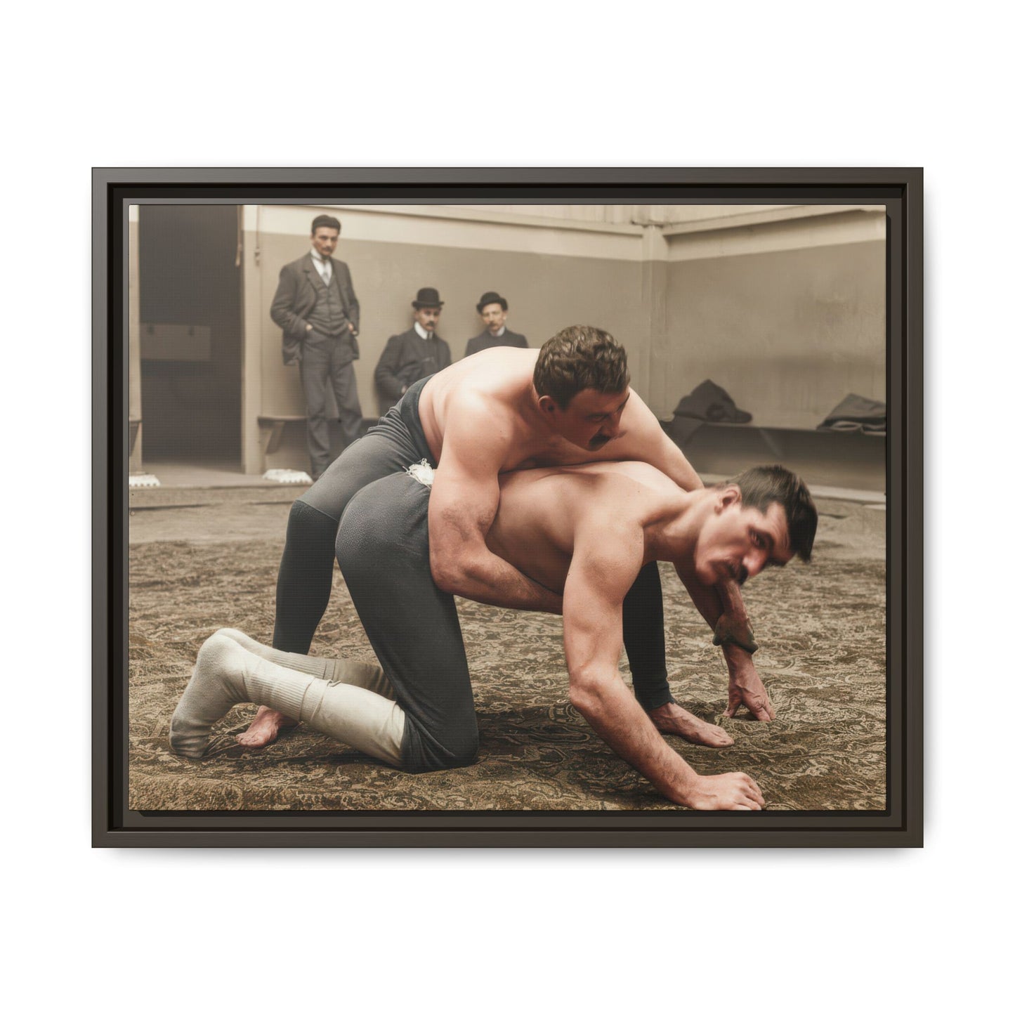 athlétisme 007 | Framed Vintage Photo - Matte Canvas