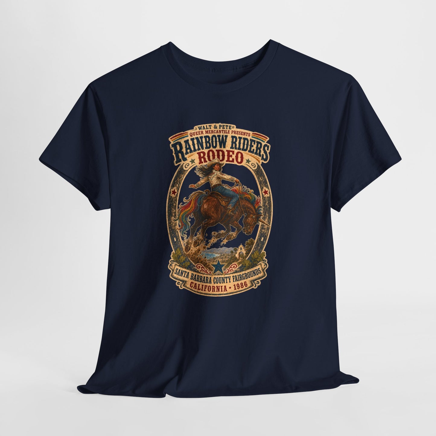 Copy of Copy of Rainbow Riders Rodeo Arizona 1972 Pride T-Shirt | Queer Cowgirl Tee