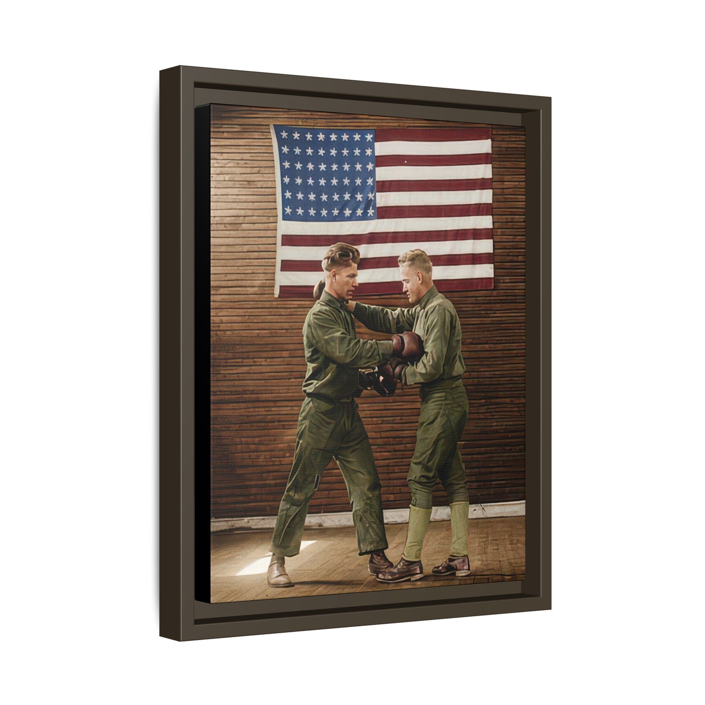 athlétisme 034 | Framed Vintage Photo - Matte Canvas