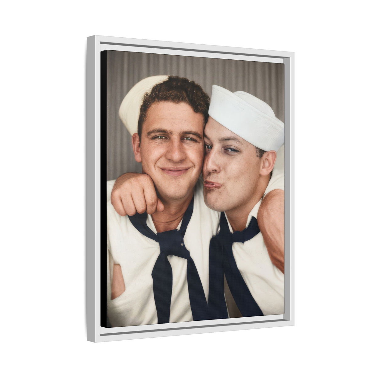paire 159 | Framed Vintage Photo - Matte Canvas