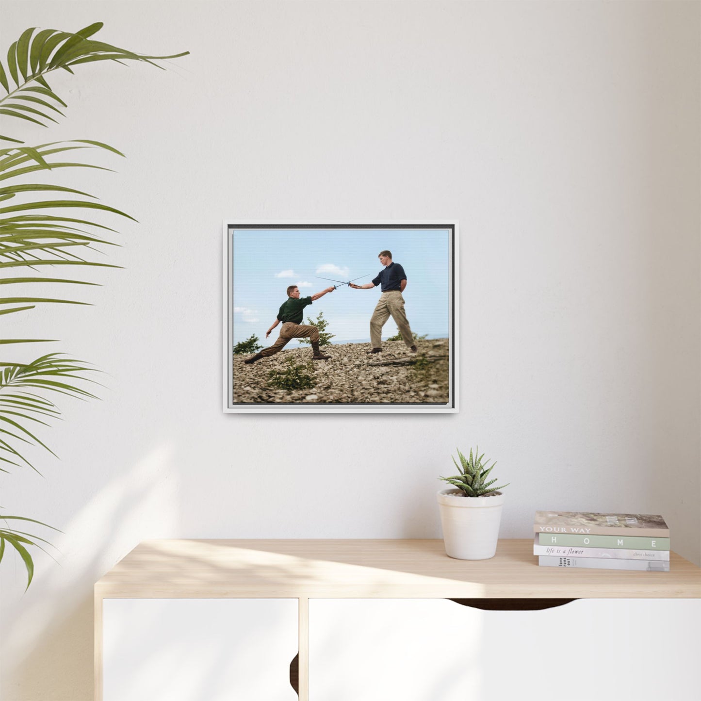 athlétisme 029 | Framed Vintage Photo - Matte Canvas