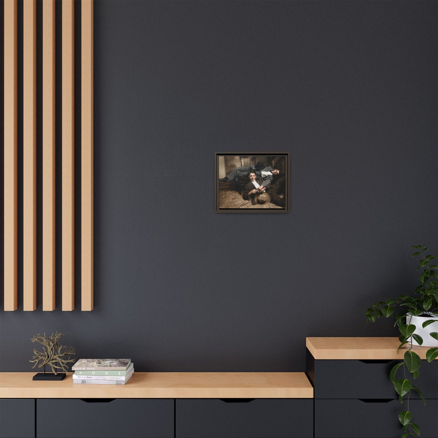 paire 020 | Framed Vintage Photo - Matte Canvas