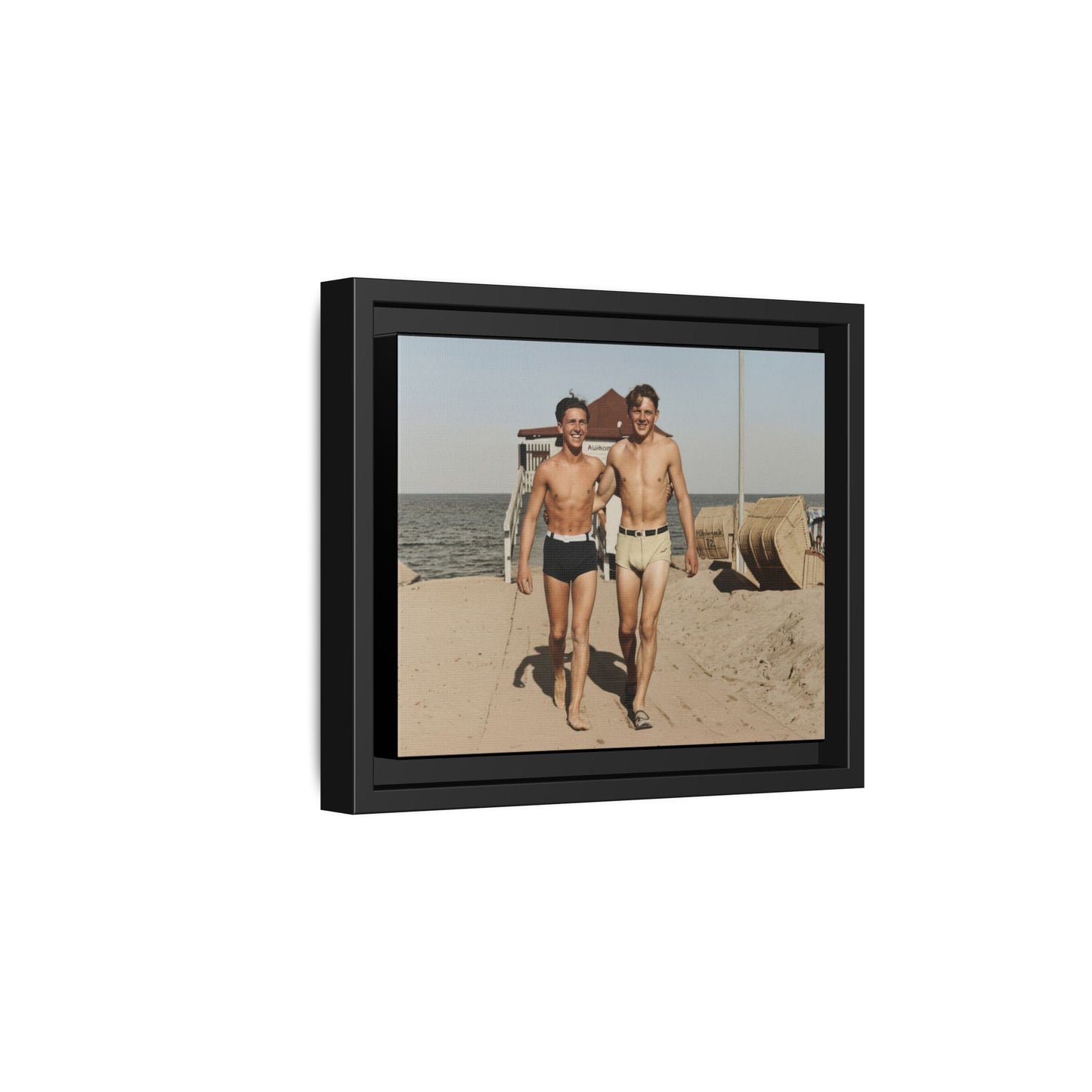 nager 003 | Framed Vintage Photo - Matte Canvas