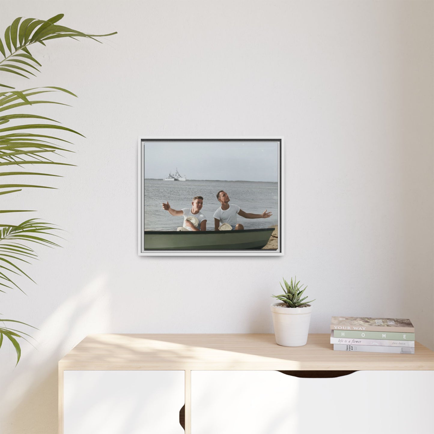 paire 099 | Framed Vintage Photo - Matte Canvas