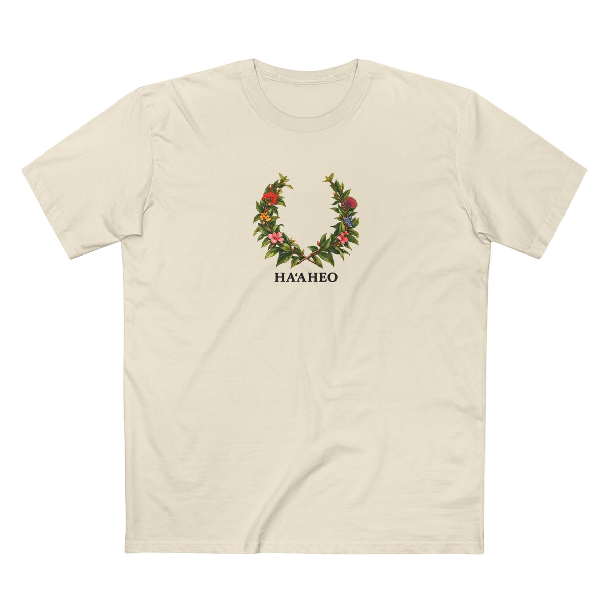 Hawaiian Maile Pride Laurel Wreath T-Shirt | HAʻAHEO Botanical LGBTQ+ Tee
