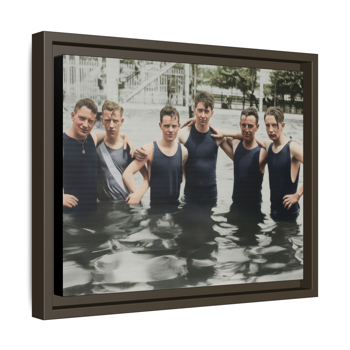 nager 042 | Framed Vintage Photo - Matte Canvas